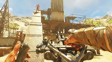 RUST ZOMBIES WITH BOSS FIGHT ENDING!  (Call Of Duty: Custom Zombies)