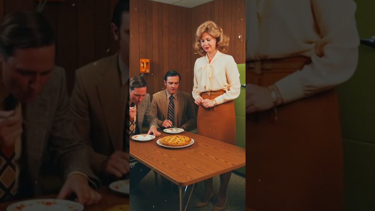 Советы по знакомствам в офисе 1970-х годов | Пародия на стратегию «яблочного пирога» (старое теле...