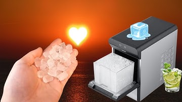 VEVOR Nugget Ice Maker Countertop, 37lbs in 24 Hrs, Manual & Auto Refill Nugget Ice Maker