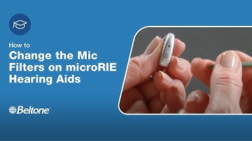 How to Change Microphone Filters for microRIE Hearing Aids | Beltone