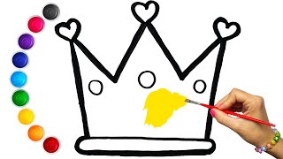 Como Desenhar Coroa How To Draw Crown Cómo Dibujar La Corona 如何畫冠 Как Нарисовать Корону