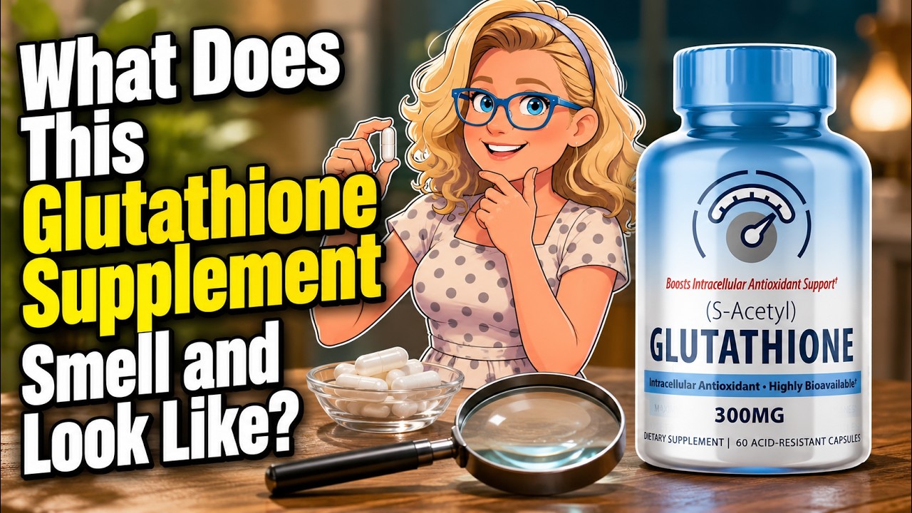 MAXLIFE NATURALS S-Acetyl L-Glutathione [Review]: How does these smell and look like