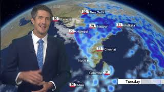 BBC Weather today in SOUTH AND CENTRAL ASIA - July 27th, 2026