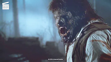 The Wolfman: Lawrence transforms into a werewolf HD CLIP