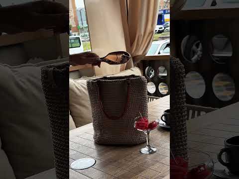 СУМКА ВАЛЕНСИЯ - ЭЛЕГАНТНОСТЬ И ПРОСТОТА #crochet #handmade #fashion