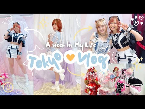 i went to a huge idol costume exhibition in tokyo~ sakura season, friends & vegan food~!