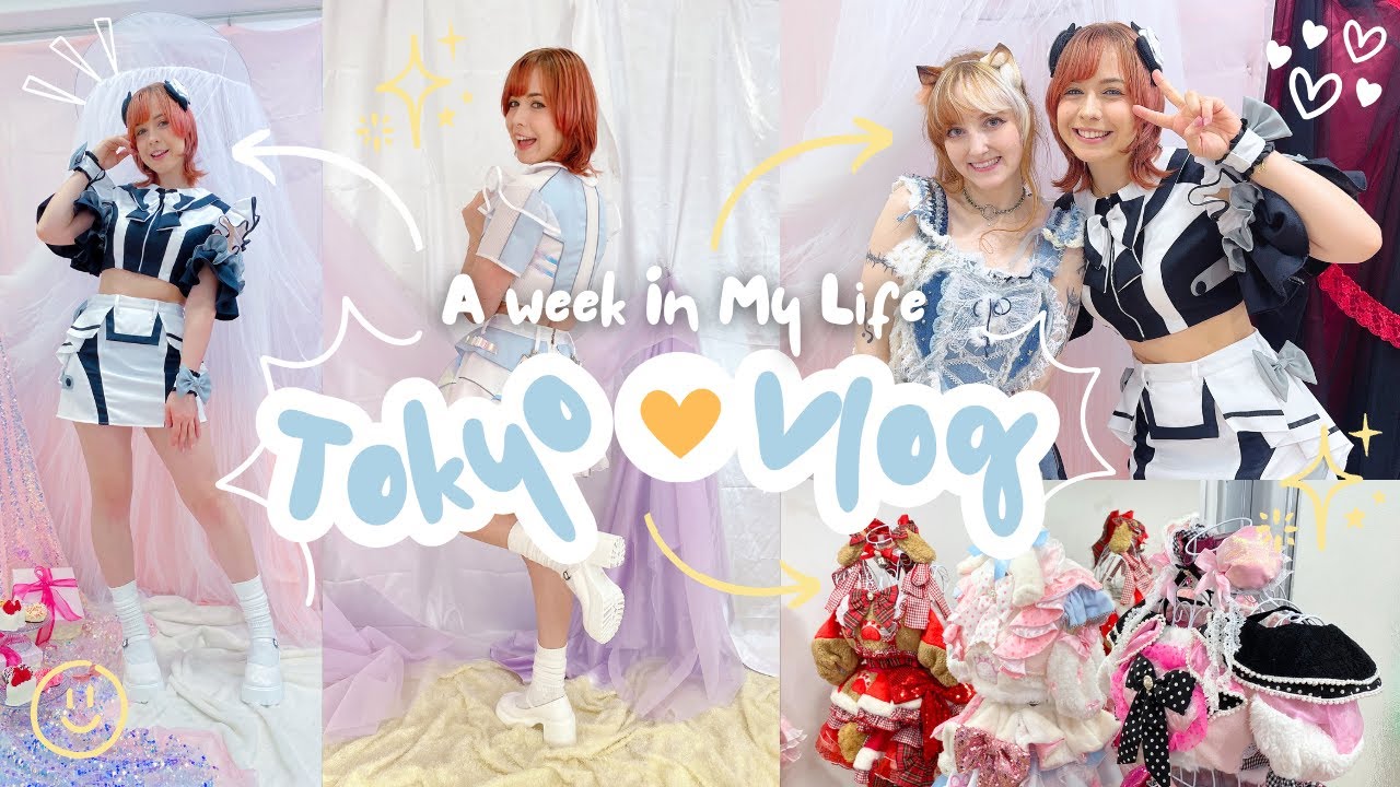 i went to a huge idol costume exhibition in tokyo~ sakura season, friends & vegan food~!