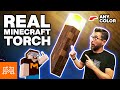 Real Life Minecraft Torch (Color Changing Bulb!)
