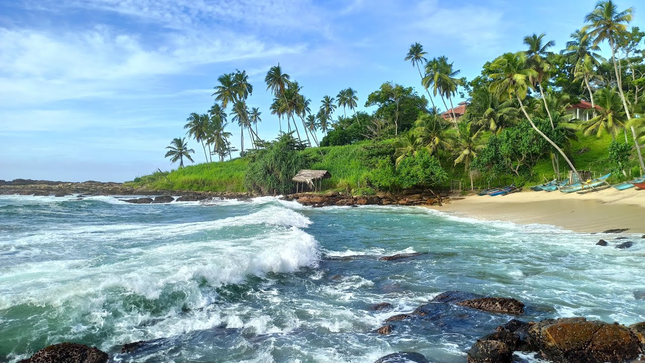 The Most Beautiful Beaches of Sri Lanka | Relaxing Ocean Sounds