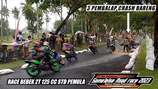 Ada Yg Kelindes di RACE Bebek 2T 125 cc STD PEMULA❗️Road Race Pangandaran 11 - 12 Februari 2023