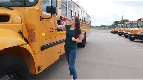 CDL Pre-Trip Inspection Demonstration on a School Bus