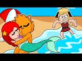 !ME ENAMORO DE UNA CHICA SIRENA! 😻❤️ 🧜‍♀️ | SRGATO TIENE UNA CITA EN LA PLAYA EN MINECRAFT