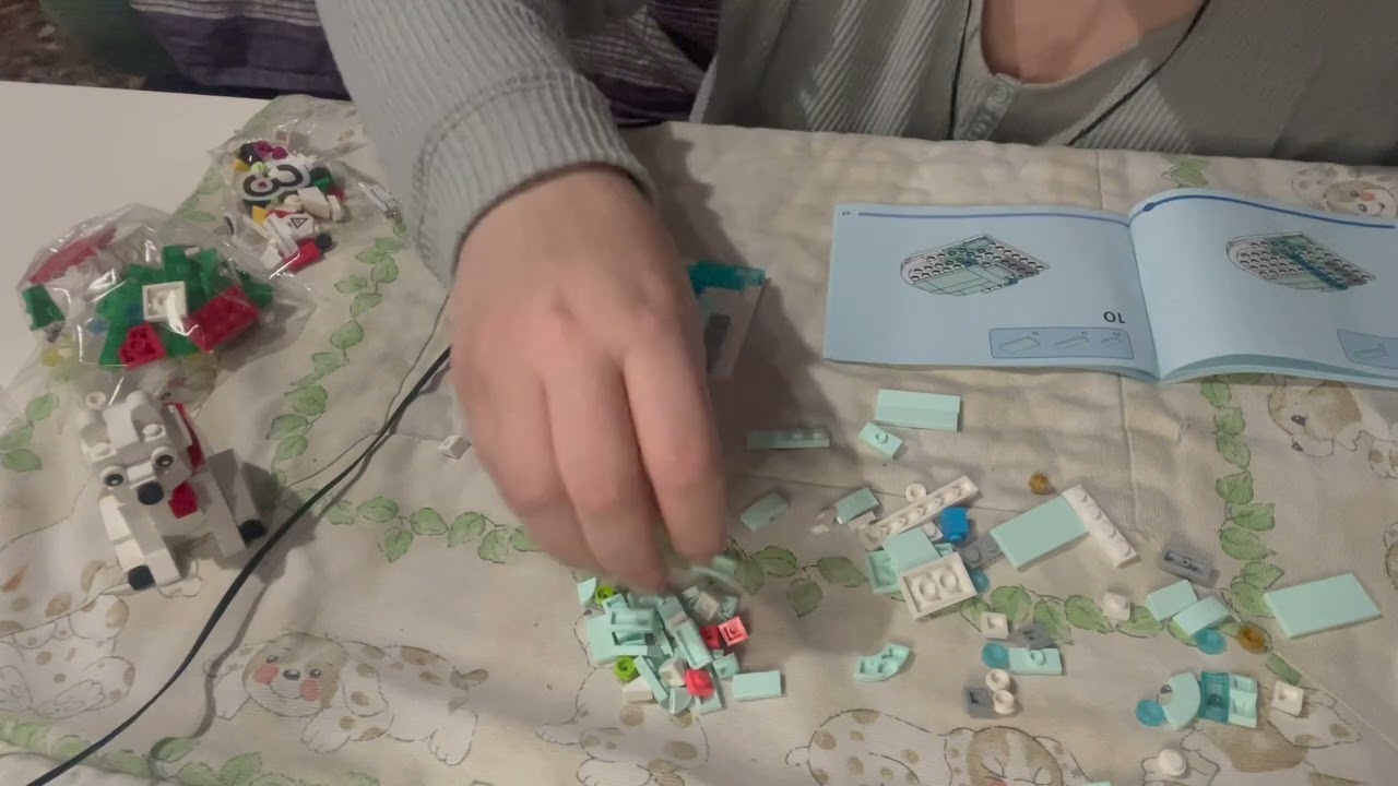 ASMR montando legos