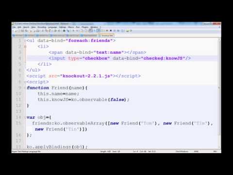 KnockoutJS The Basic