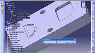 CATIA - Machining Tutorial  - CATIA CNC screenshot 1