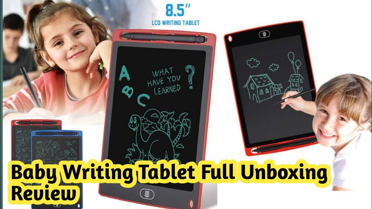 LCD Writing Tablet Unboxing Full Review।।  বাচ্চাদের ড্রইং প্যাড