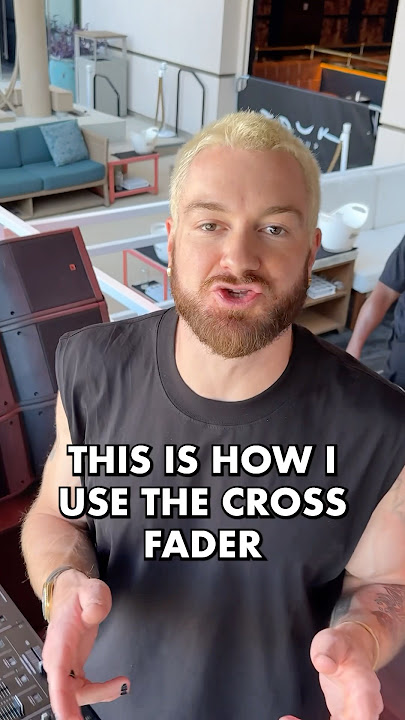 How I use the cross fader 👀