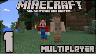 Minecraft New 3DS Multiplayer [#1] Tall Taiga Trees!