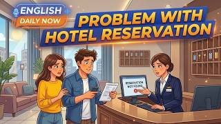 Problem With Hotel Reservation Easy English Conversation Podcast