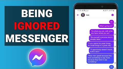 How to Know if Your Messages Are  Being Ignored on Messenger?