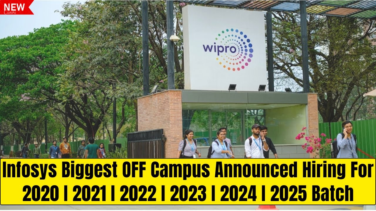 Wipro Biggest OFF Campus Direct Hiring Announced For 2020 | 2021 | 2022 | 2023 | 2024 | 2025 Batch