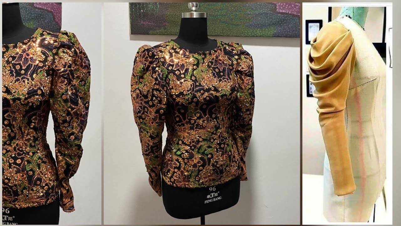 LEG OF MUTTON SLEEVE | Drafting |Cutting | and Stitching.