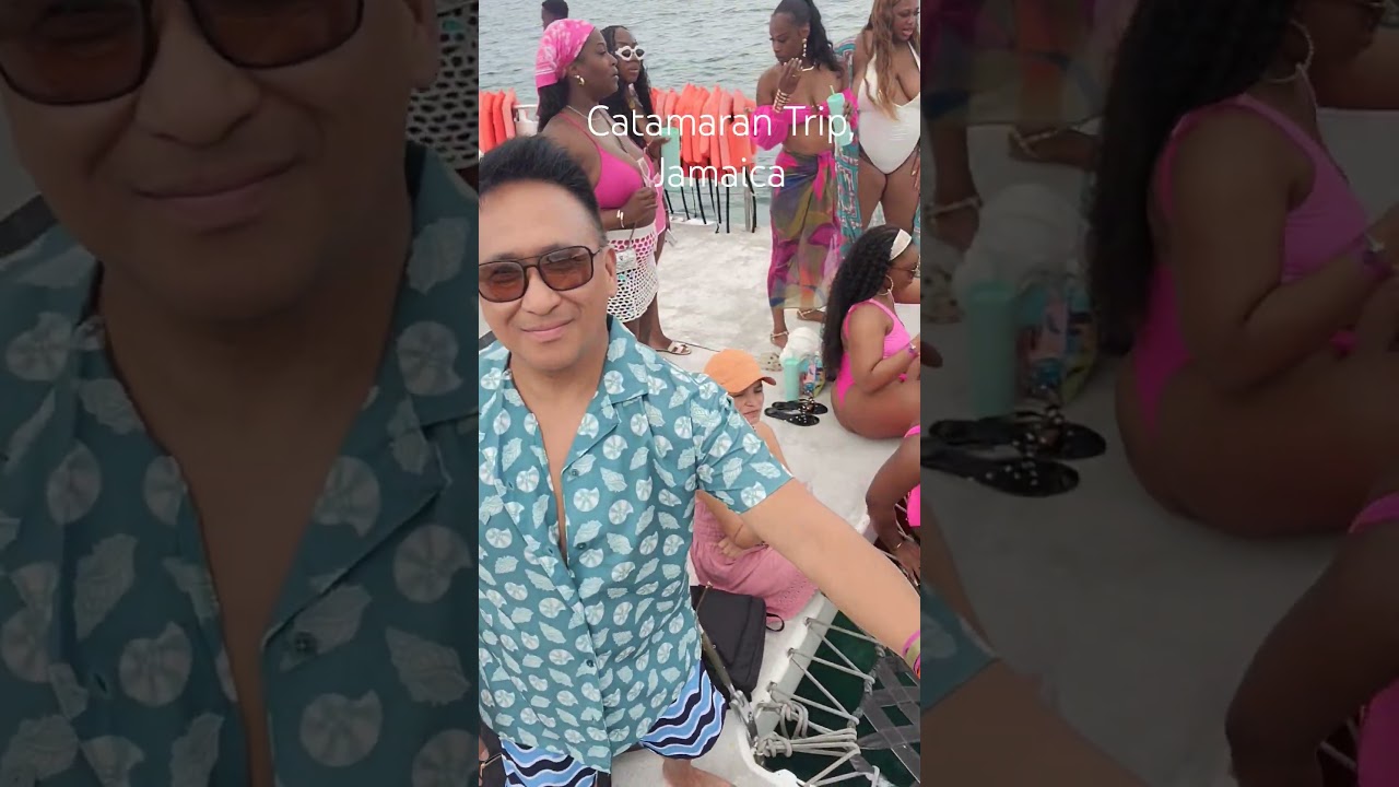 Catamaran Trip Jamaica #caribbeanisland #travel #beach #vacation #jamaica