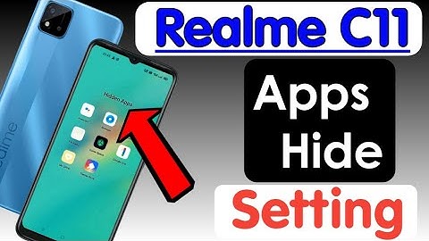 Realme C11 me App hide kaise kare/ How to Hide App New Update in Realme C11 | App Hide setting C11