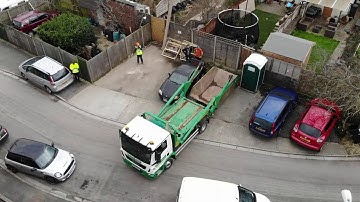 HARSH HS10T Skiploader on a MAN 4x2 chassis