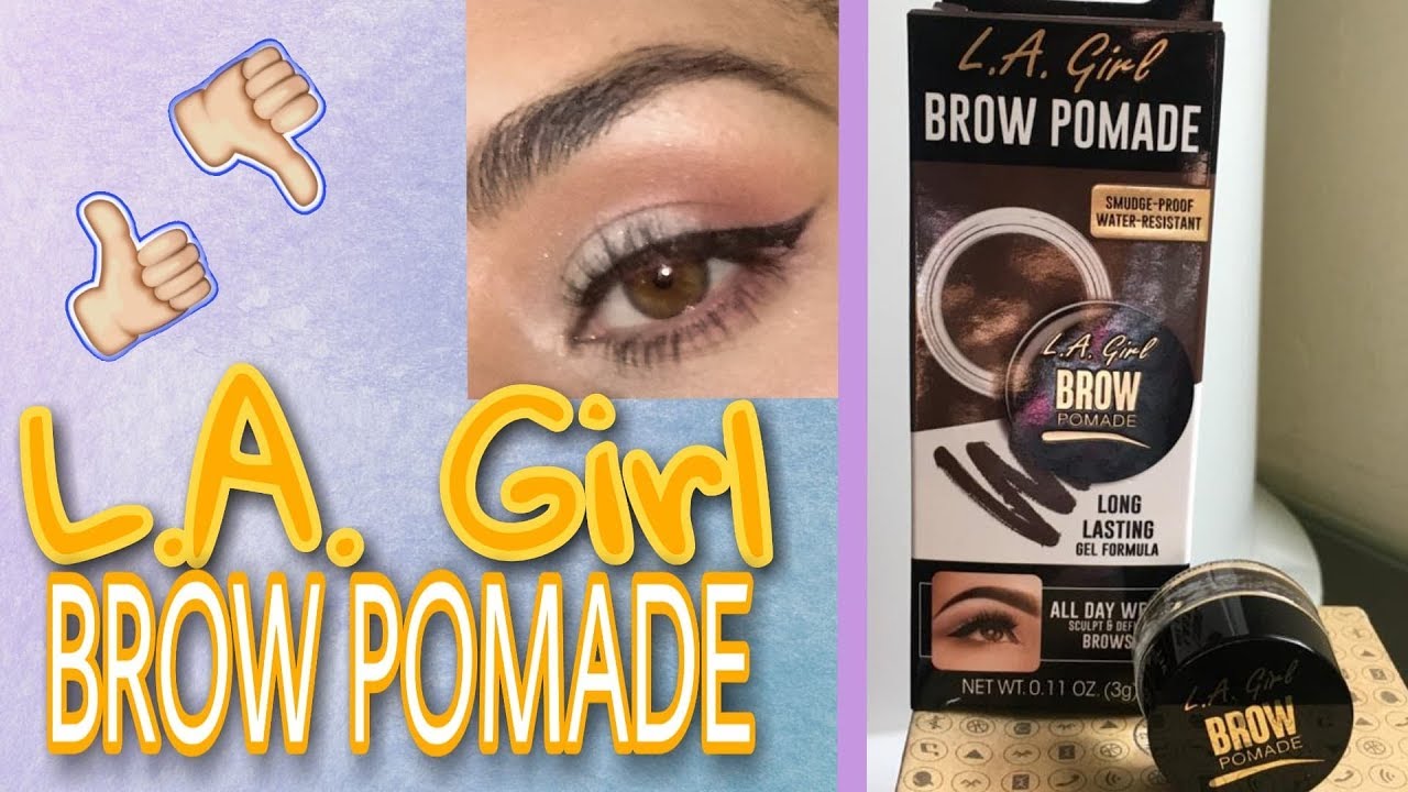 LA MEJOR POMADA PARA CEJAS LOW COST  +RESEÑA  L.A. GIRL BROW POMADE