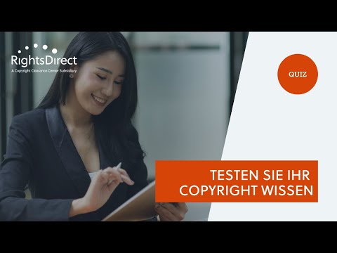 Testen Sie hier Ihr Copyright Wissen mit nur vier Fragen