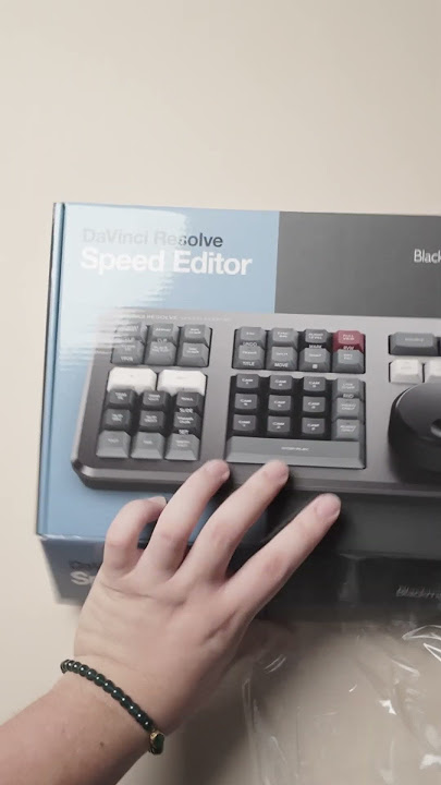 DaVincu Resolve Speed Editor Unboxing #unboxing #davinciresolve #speedediting #blackmagicdesign