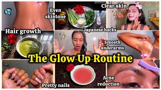 The Glow Up Routine ✨🍒💦| Skin, hair, nails, body …. 
