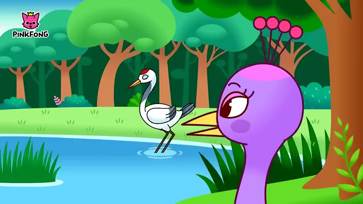 The Peacock and the Crane | Aesop's Fables | Pinkf...
