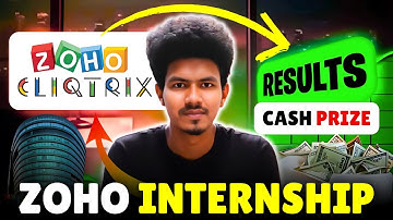 Zoho Internship & Cliqtrix Contest 2025 | Step-by-Step Application Guide!
