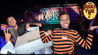 SPOOKY VLOG 7 : SOLO QUEEN MARY DARK HARBOR DATE X FALL SHOPPING HAUL 