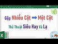 Lưu toàn bộ bảng vào 1 cột, các bản ghi vào 1 ô trong excel (Hay và Lạ)