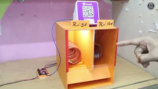 QR code se vending machine making || very easy