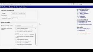 Contract Management Software by CobbleStone general reporting features 2012