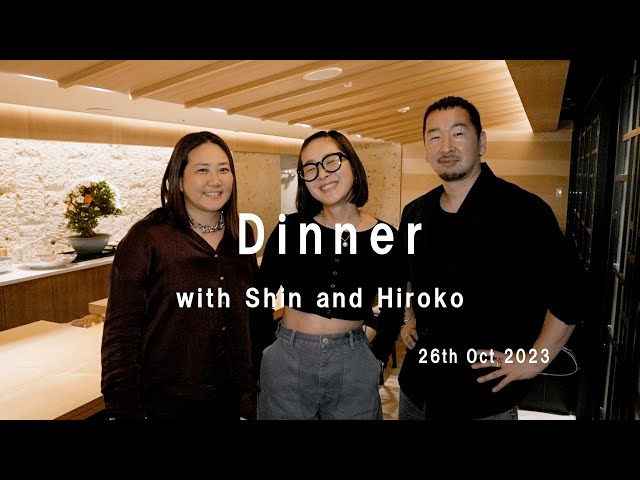 Dinner with Shin and Hiroko at Matoi Ginza   YouTube