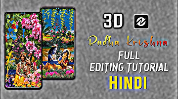 New Viral RadhaKrishna 3D Status editing | RadhaKrishna 3D trending status editing | Node Video