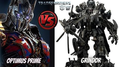 Transformers | Optimus Prime vs Grindor