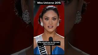 missuniverse Pia Wurtzbach Vs Catriona Gray Winning Answer In Qu0026a