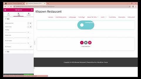 Spinner Elementor Widget. WordPress Elementor Addons. Elementor Bootstrap Components.