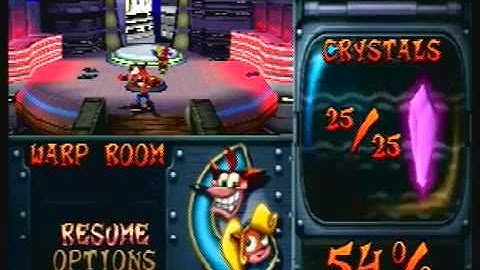 Crash Bandicoot 3: Warped Level 25: Bug Lite (Crystal/Crate Gem Get)