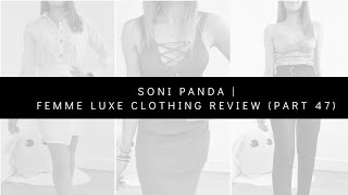 Femme Luxe Clothing Review (Part 47)