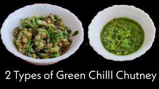 झटपट बनाए दो तरह की हरी मिर्च की चटनी जो खाने के स्वाद को चार गुना बढ़ा दे | Recipes With Riya