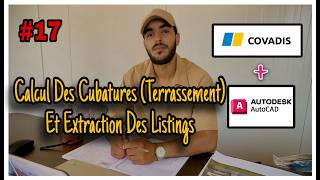 17 | Calcul des Cubatures (Terrassement) et Extraction des Listings - COVADIS Autopiste V16