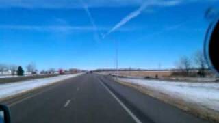 Driving in Nebraska Passing the TA/Petro Truck Stop
