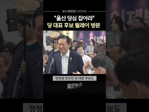 "울산 당심 잡아라"‥당 대표 후보 릴레이 방문